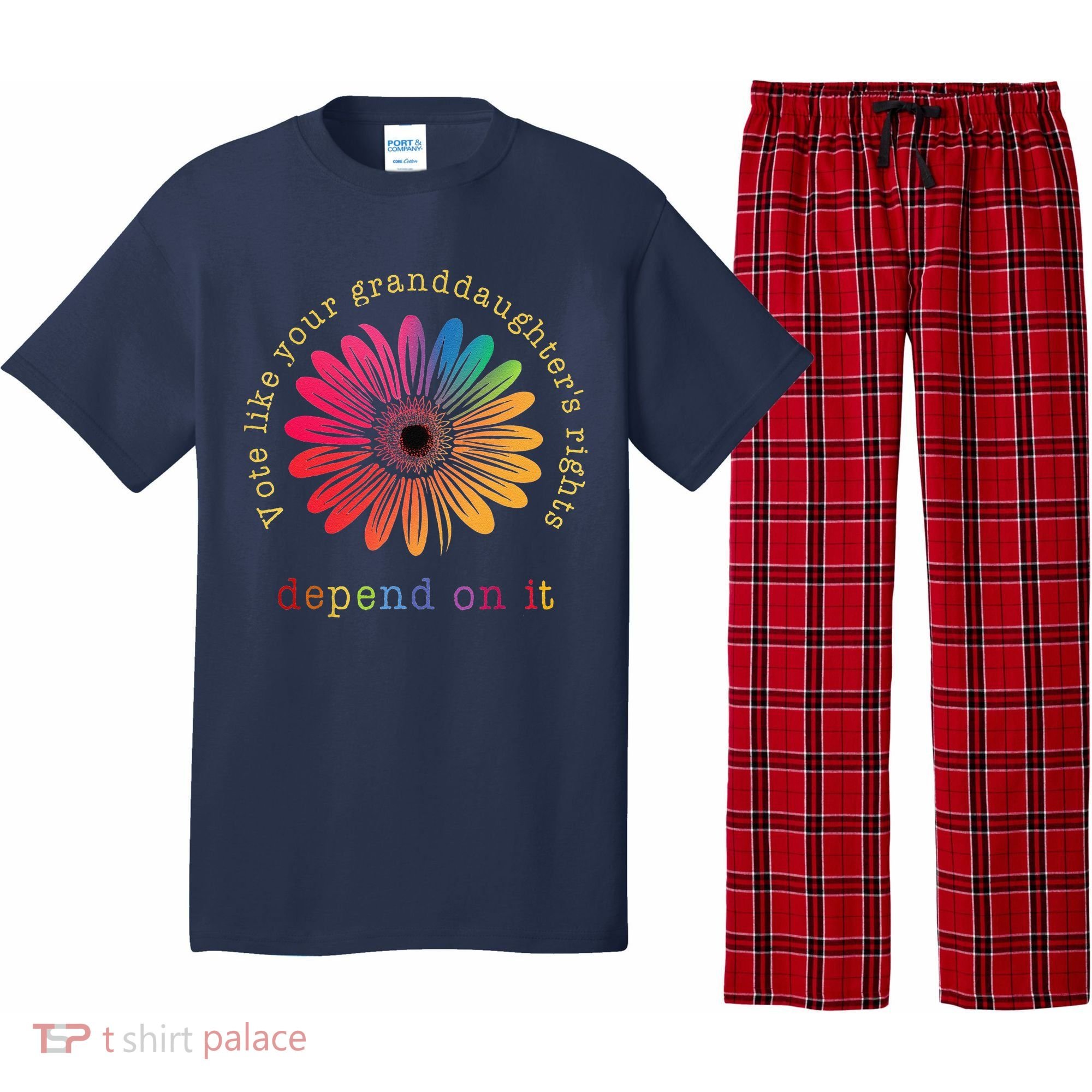 Vote Like Your GranddaughterS Rights Depend On It Pajama Set