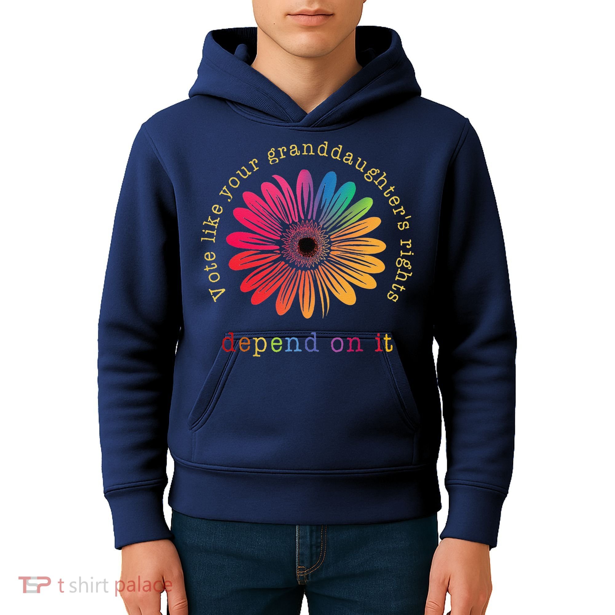 Vote Like Your GranddaughterS Rights Depend On It Kids Hoodie