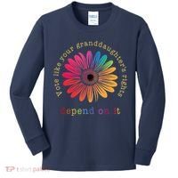 Vote Like Your GranddaughterS Rights Depend On It Kids Long Sleeve Shirt thumb 0