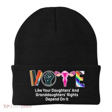 Vote Like Your Daughters And Granddaughters Rights Depend Beanie