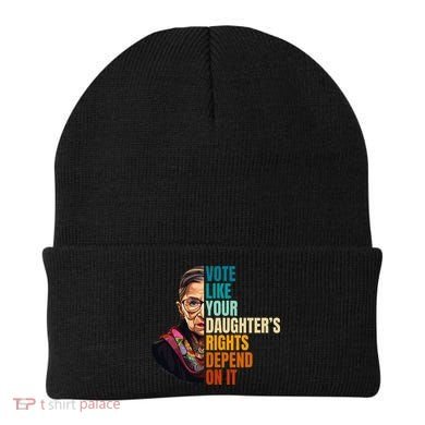 Vote Like Your DaughterS Rights Depend On It Rbg Beanie