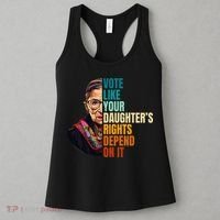 Vote Like Your DaughterS Rights Depend On It Rbg Women's Tank Top thumb 3