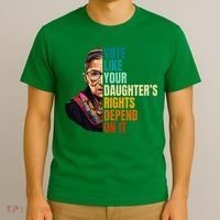 Vote Like Your DaughterS Rights Depend On It Rbg T-Shirt thumb 3