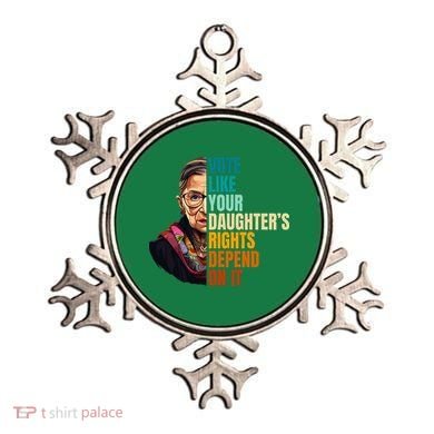 Vote Like Your DaughterS Rights Depend On It Rbg Ornament