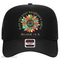 Vote Like Your DaughterS Rights Depend On It Voting Floral Hat thumb 0