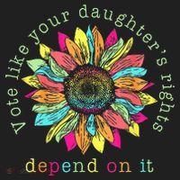 Vote Like Your DaughterS Rights Depend On It Voting Floral Hat thumb 2