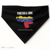 Venezuela Libre Ya Casi Venezuela USA-Made Doggie Bandana thumb 0