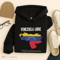 Venezuela Libre Ya Casi Venezuela Hoodie thumb 4