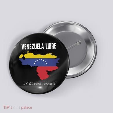 Venezuela Libre Ya Casi Venezuela Button