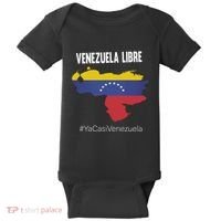 Venezuela Libre Ya Casi Venezuela Baby Bodysuit thumb 0
