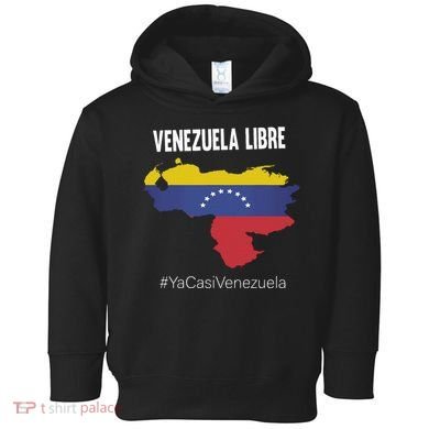 Venezuela Libre Ya Casi Venezuela Toddler Hoodie