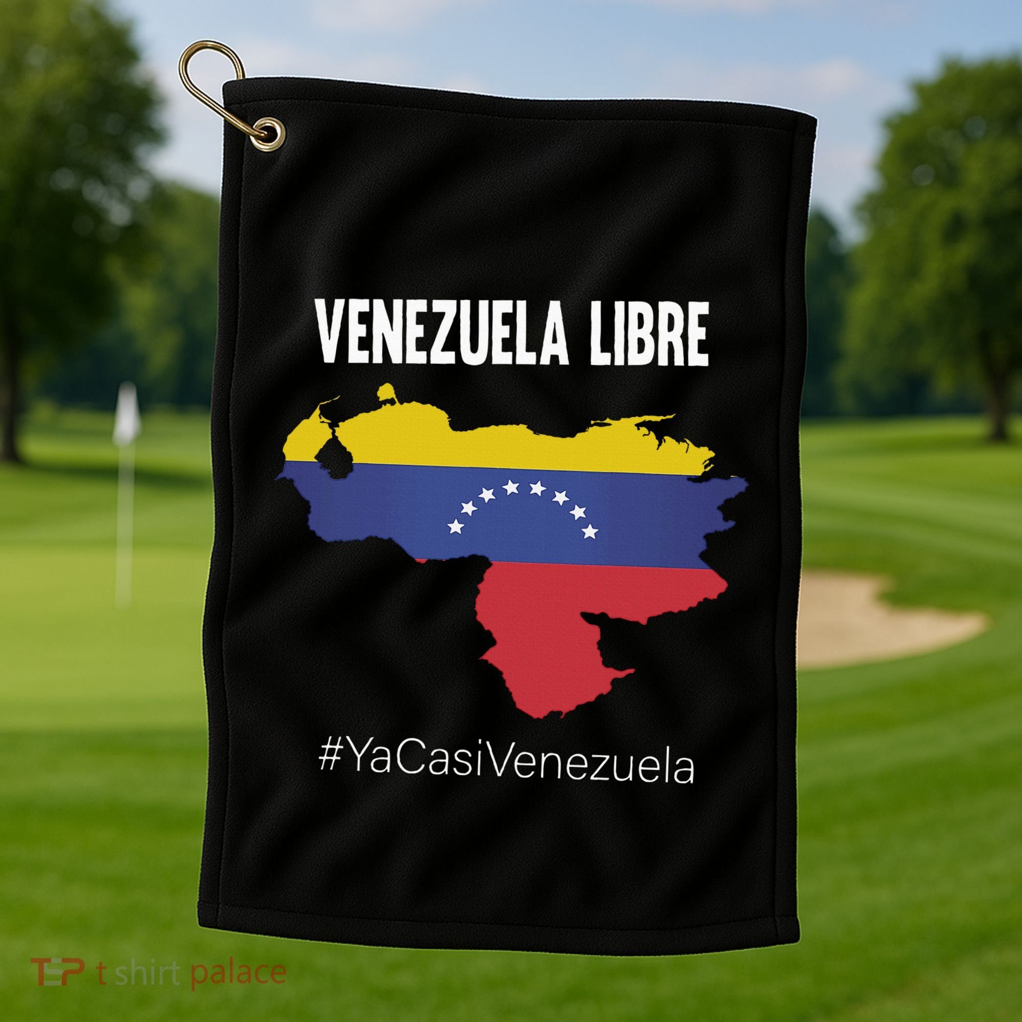 Venezuela Libre Ya Casi Venezuela Golf Towel
