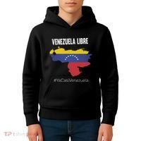 Venezuela Libre Ya Casi Venezuela Kids Hoodie thumb 4