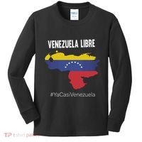 Venezuela Libre Ya Casi Venezuela Kids Long Sleeve Shirt thumb 0