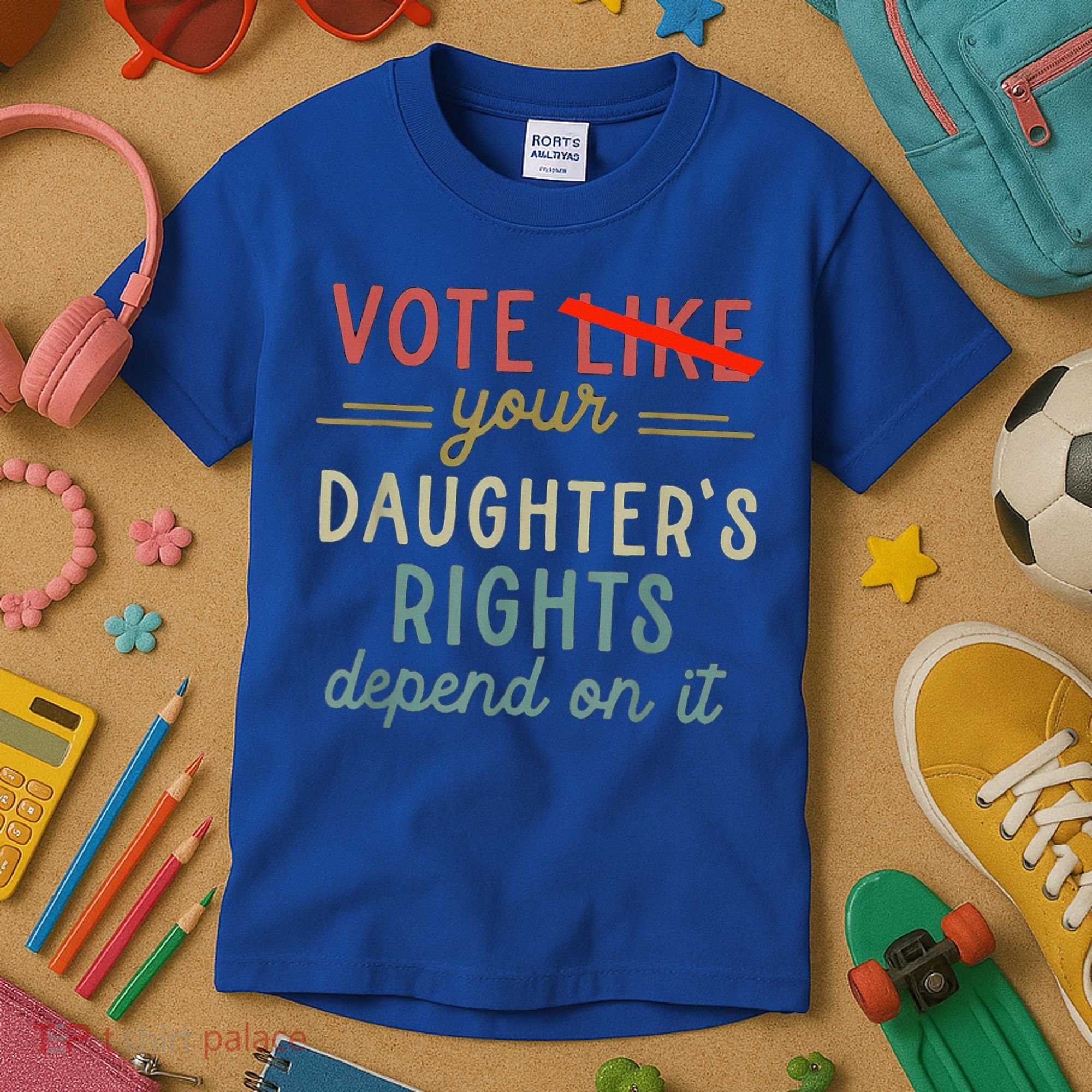 Vote Like Your DaughterS Rights Depend On It Kids T-Shirt