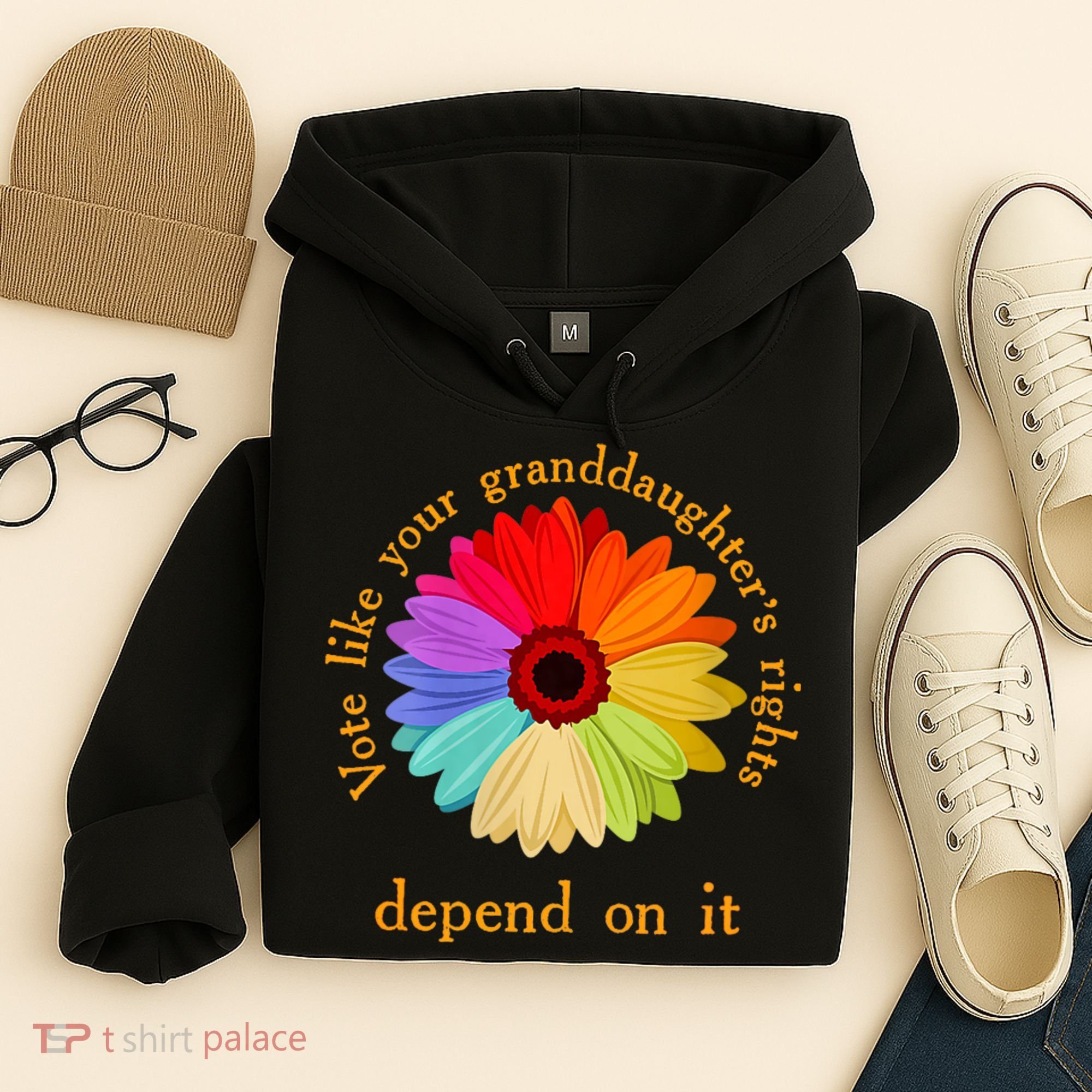 Vote Like Your GranddaughterS Rights Depend On It Funny Hoodie