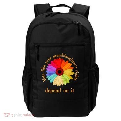 Vote Like Your GranddaughterS Rights Depend On It Funny Backpack