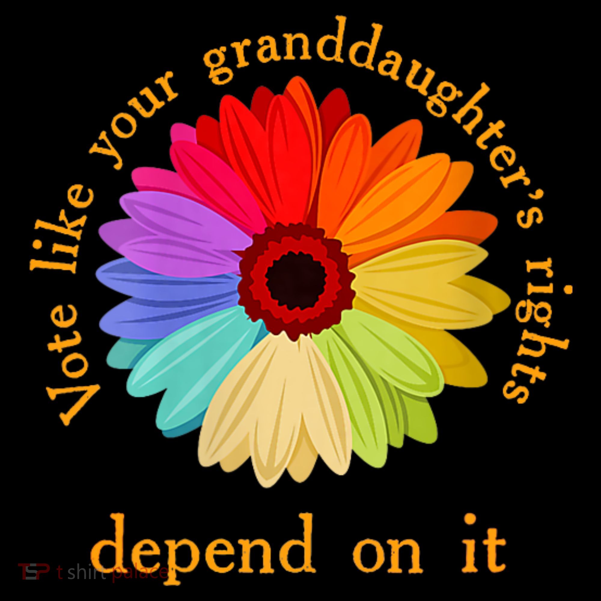 Vote Like Your GranddaughterS Rights Depend On It Funny Women's Hoodie