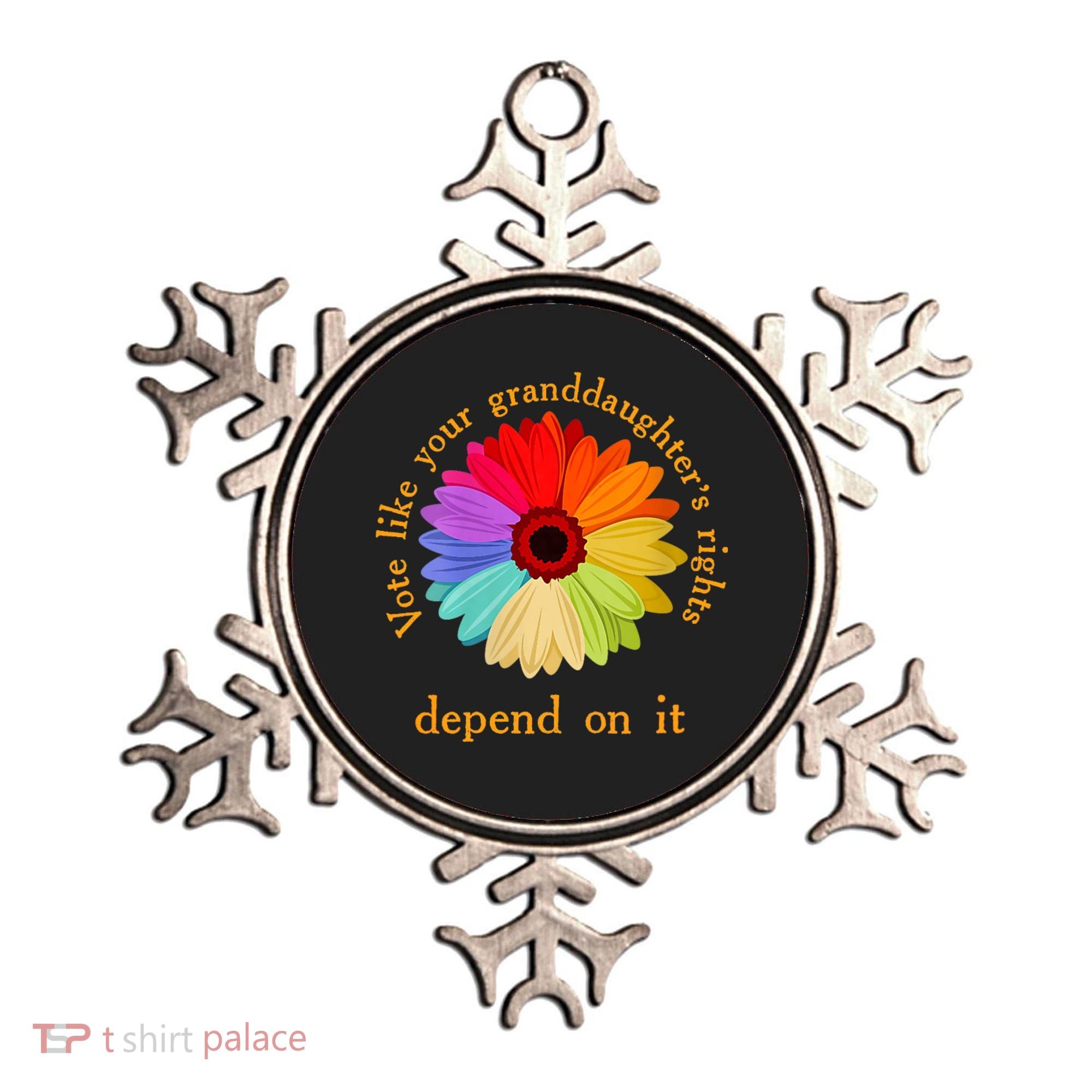 Vote Like Your GranddaughterS Rights Depend On It Funny Ornament