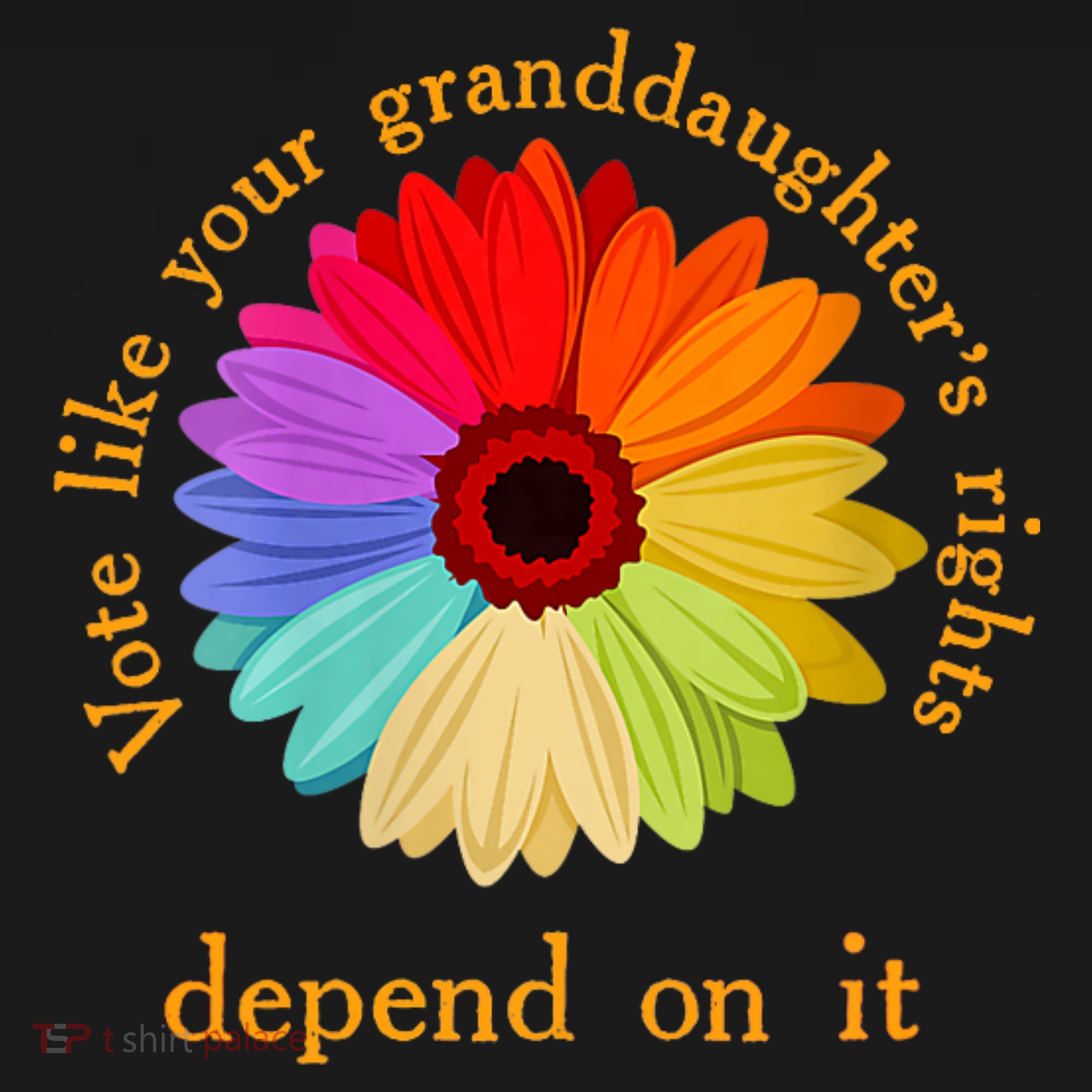 Vote Like Your GranddaughterS Rights Depend On It Funny Women's Tank Top