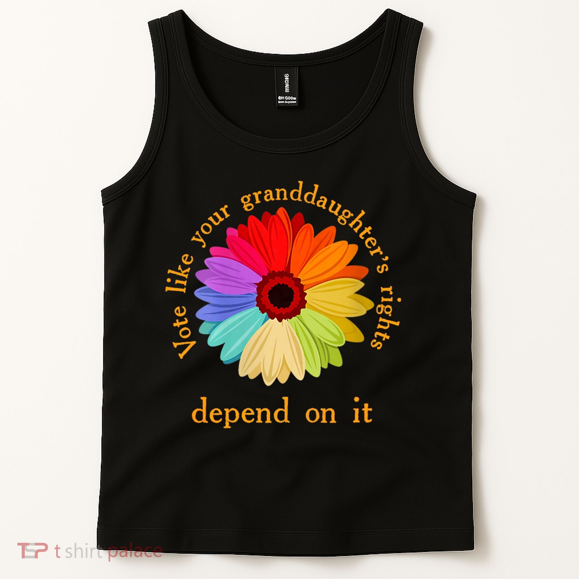 Vote Like Your GranddaughterS Rights Depend On It Funny Tank Top