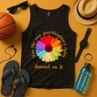 Vote Like Your GranddaughterS Rights Depend On It Funny Tank Top thumb 4