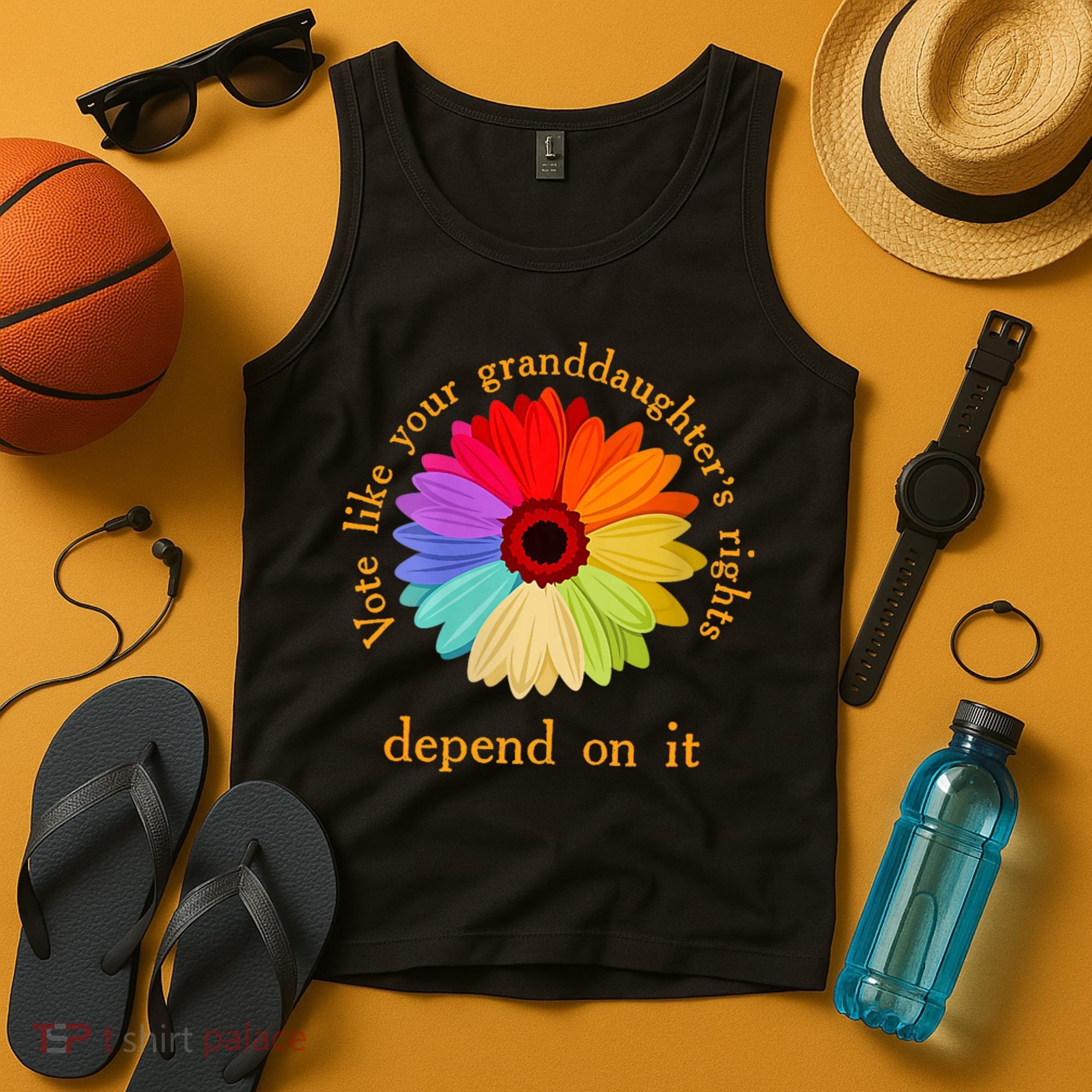 Vote Like Your GranddaughterS Rights Depend On It Funny Tank Top