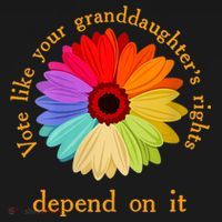 Vote Like Your GranddaughterS Rights Depend On It Funny Tank Top thumb 6