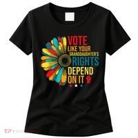 Vote Like Your Daughters Granddaughters Rights Depend On It Women's T-Shirt thumb 0
