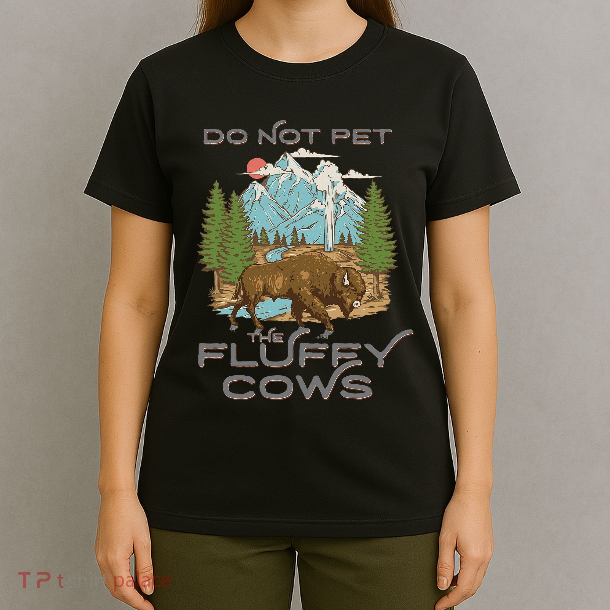 Vintage Look Yellowstone National Park Bison Lover T-Shirt