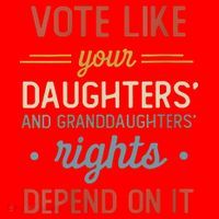 Vote Like Your Daughter’S And GranddaughterS Rights Depend On It Santa Hat thumb 1