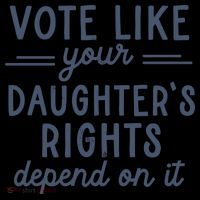 Vote Like Your DaughterS Rights Depend On It Feminist Toddler Hoodie thumb 2