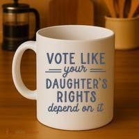Vote Like Your DaughterS Rights Depend On It Feminist Coffee Mug thumb 4