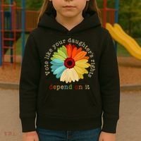 Vote Like Your DaughterS Rights Depend On It Kids Hoodie thumb 3