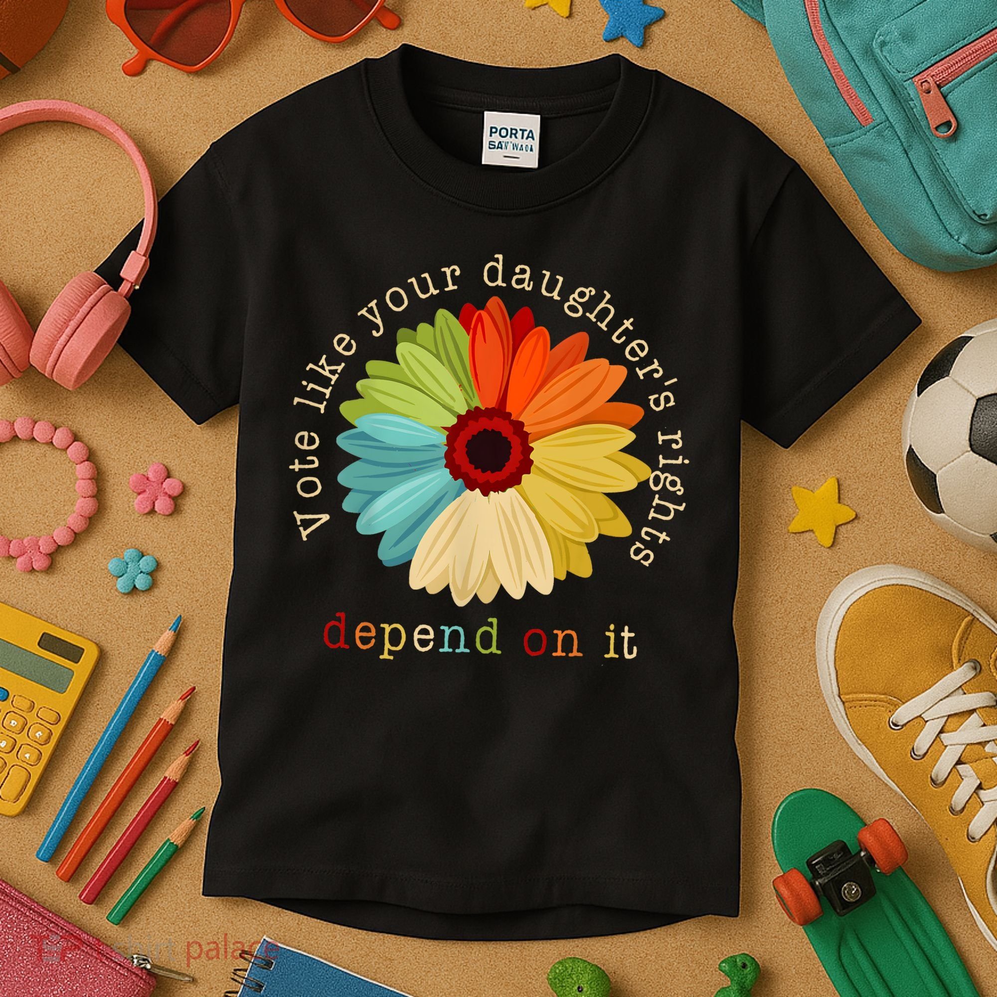 Vote Like Your DaughterS Rights Depend On It Kids T-Shirt