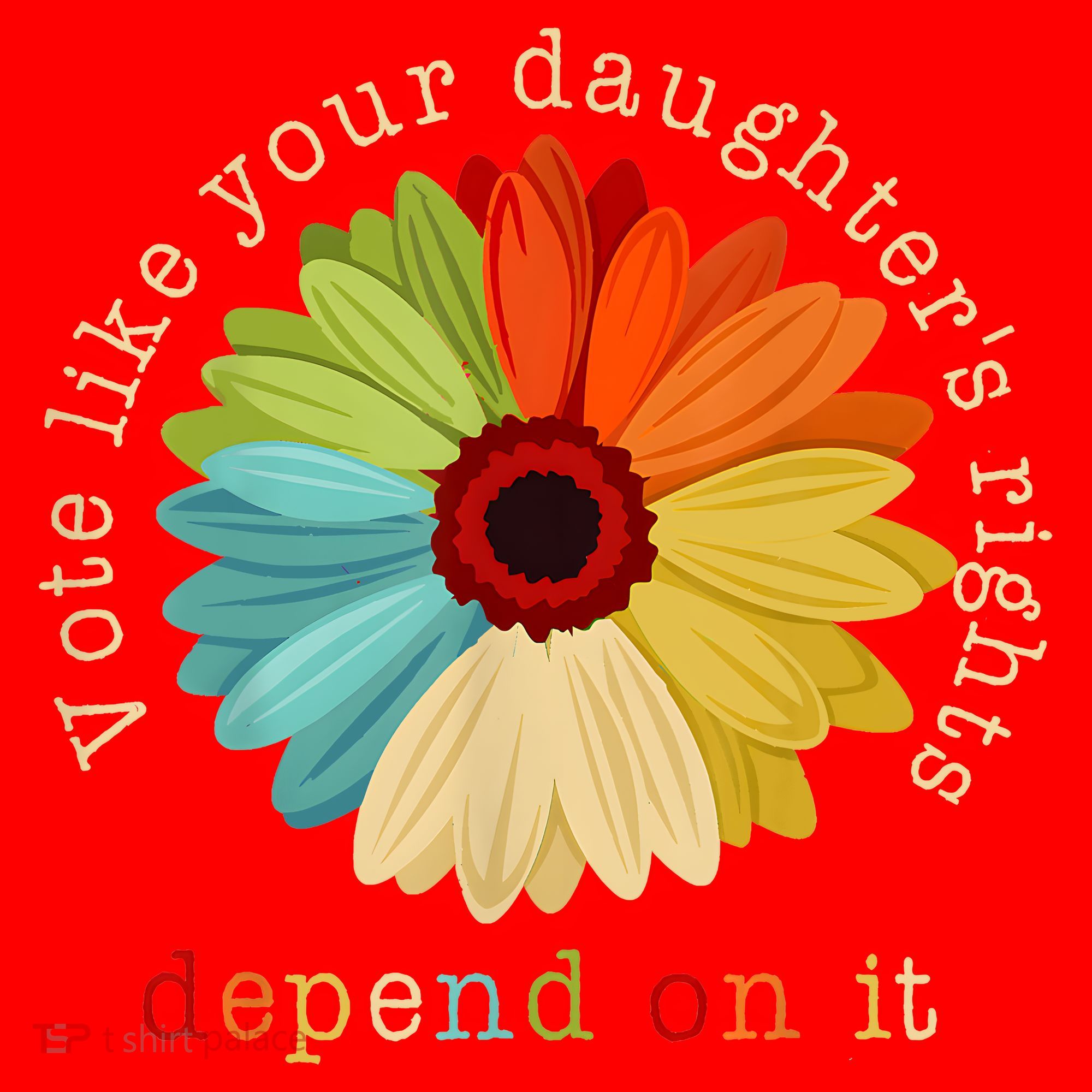 Vote Like Your DaughterS Rights Depend On It Santa Hat