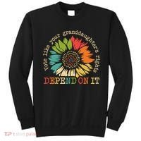 Vote Like Your Granddaughters Rights Depend On It Sweatshirt thumb 0