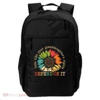 Vote Like Your Granddaughters Rights Depend On It Backpack thumb 0