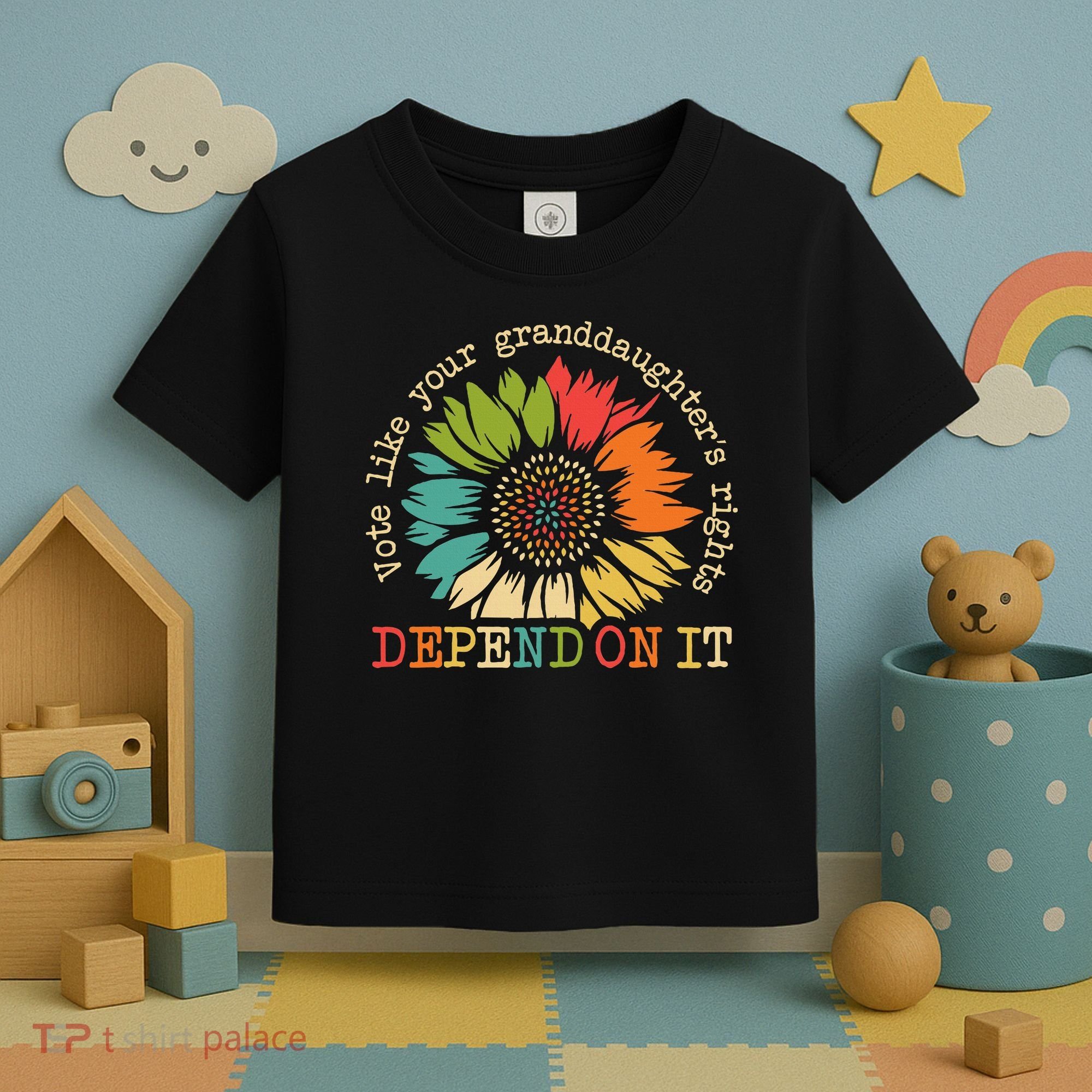Vote Like Your Granddaughters Rights Depend On It Toddler T-Shirt