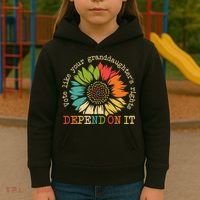 Vote Like Your Granddaughters Rights Depend On It Kids Hoodie thumb 3