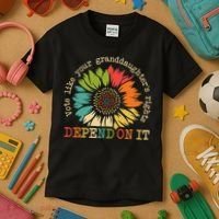 Vote Like Your Granddaughters Rights Depend On It Kids T-Shirt thumb 3