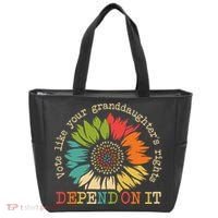 Vote Like Your Granddaughters Rights Depend On It Tote Bag thumb 0