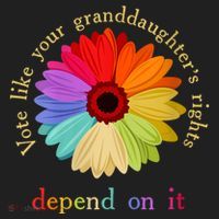 Vote Like Your Granddaughters Rights Depend On It Women's Sweatshirt thumb 2