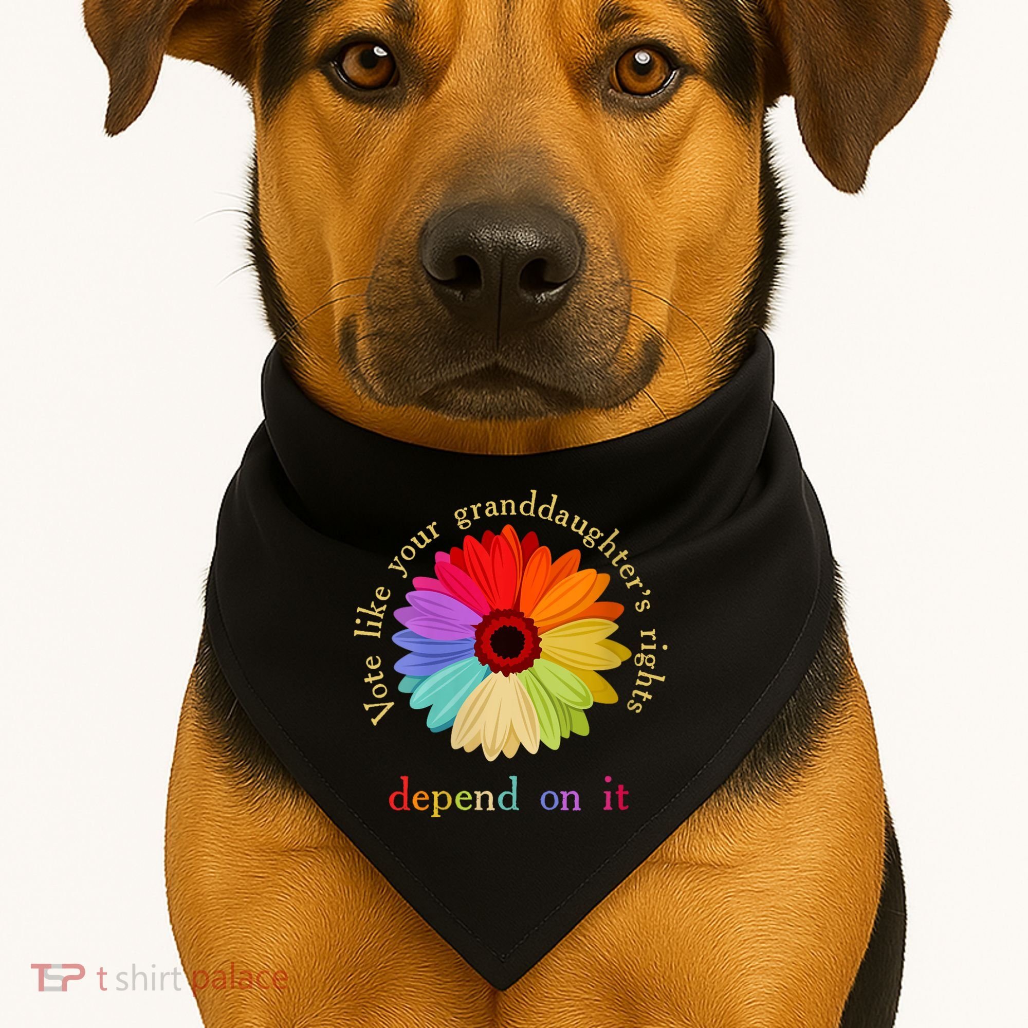Vote Like Your Granddaughters Rights Depend On It USA-Made Doggie Bandana