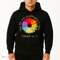 Vote Like Your Granddaughters Rights Depend On It Hoodie thumb 2
