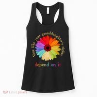 Vote Like Your Granddaughters Rights Depend On It Women's Tank Top thumb 0