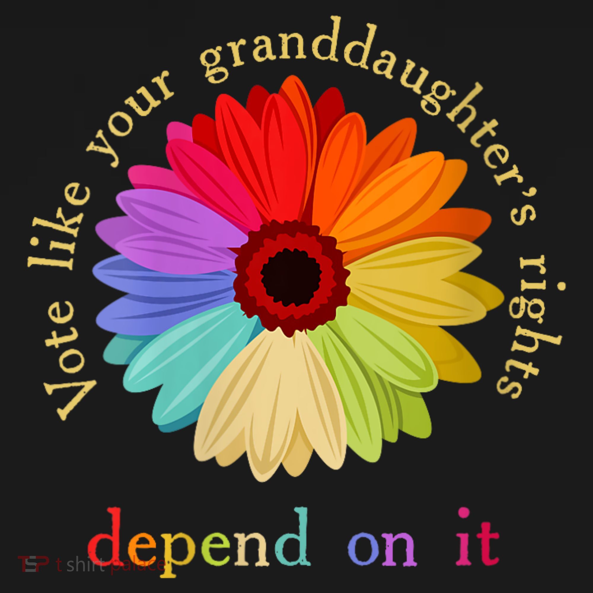 Vote Like Your Granddaughters Rights Depend On It Baby Bodysuit