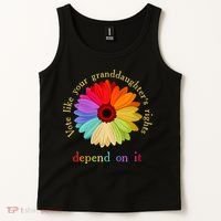 Vote Like Your Granddaughters Rights Depend On It Tank Top thumb 2