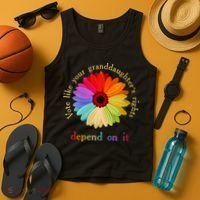 Vote Like Your Granddaughters Rights Depend On It Tank Top thumb 4