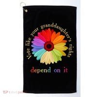 Vote Like Your Granddaughters Rights Depend On It Golf Towel thumb 0